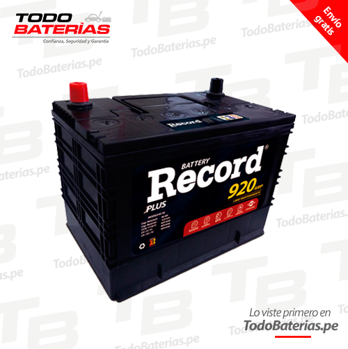 Batería para Carros Record RC 90 B PLUS